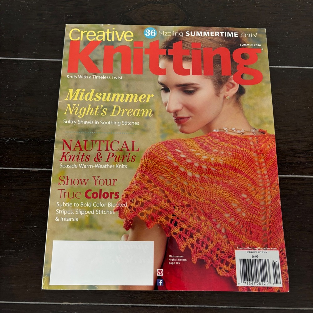Creative Knitting Magazine | Summer 2014 | Midsummer Nights Dream 36 Patterns